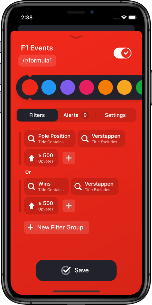 Pager screenshot